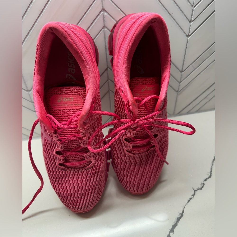 Ladies ASICS Gel Hot Pink Sneakers